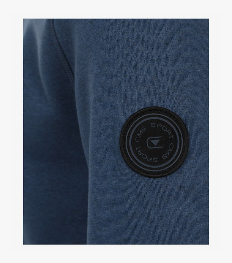 Sweatshirt in dunkles Mittelblau - CASAMODA