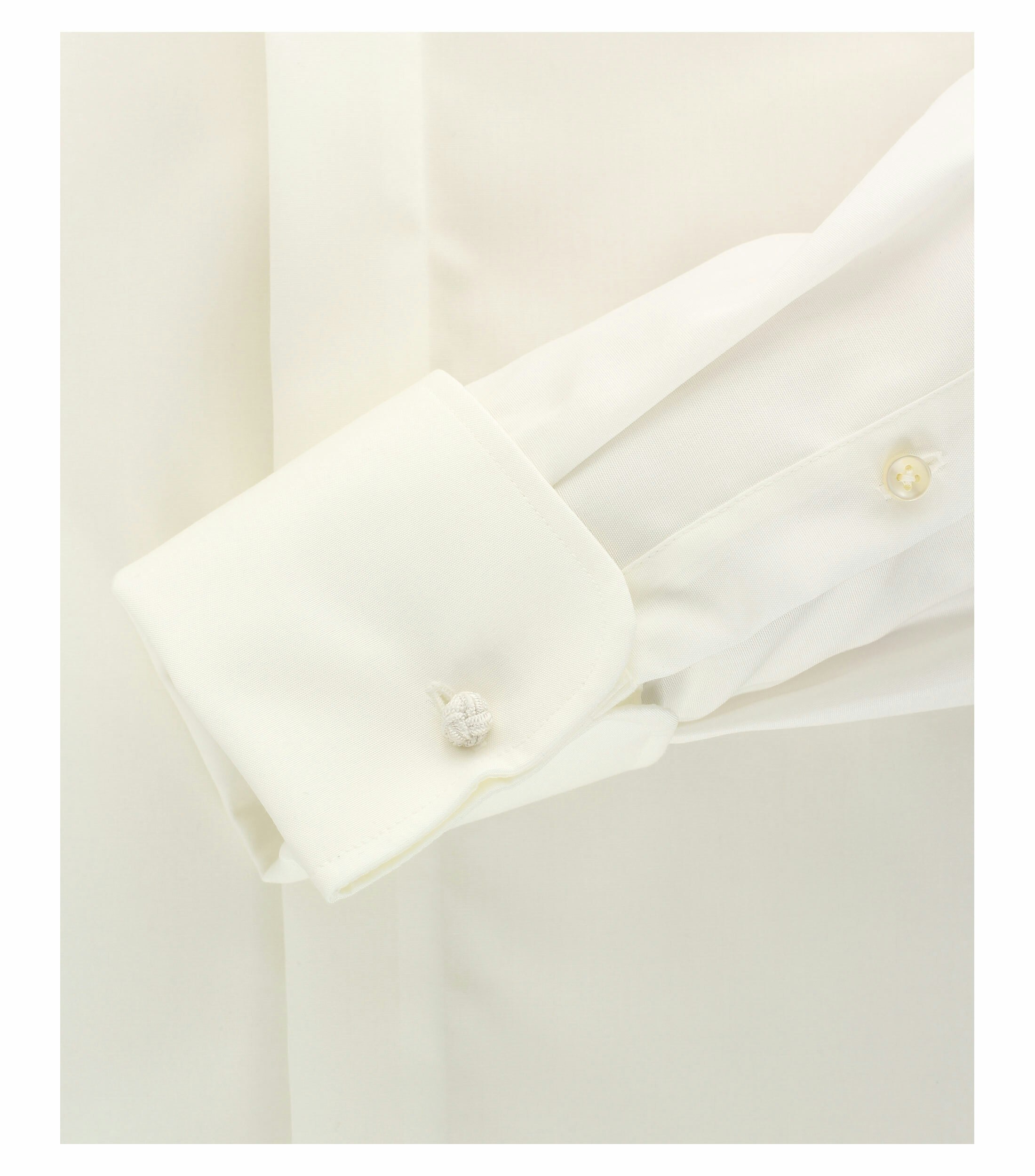 Ein Businesshemd im uni Muster in der Farbe Champagner