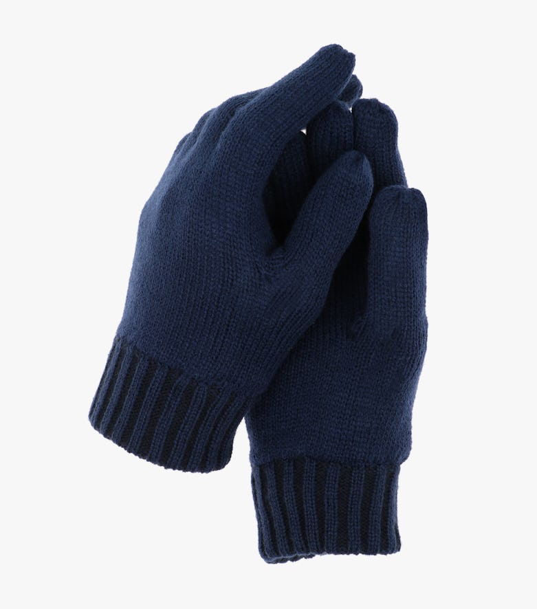 Handschuhe in mittleres Dunkelblau - CASAMODA