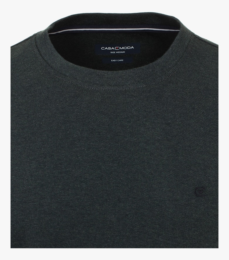 T-Shirt Langarm in Olive - CASAMODA