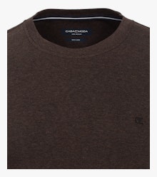 T-Shirt Langarm in Braun - CASAMODA