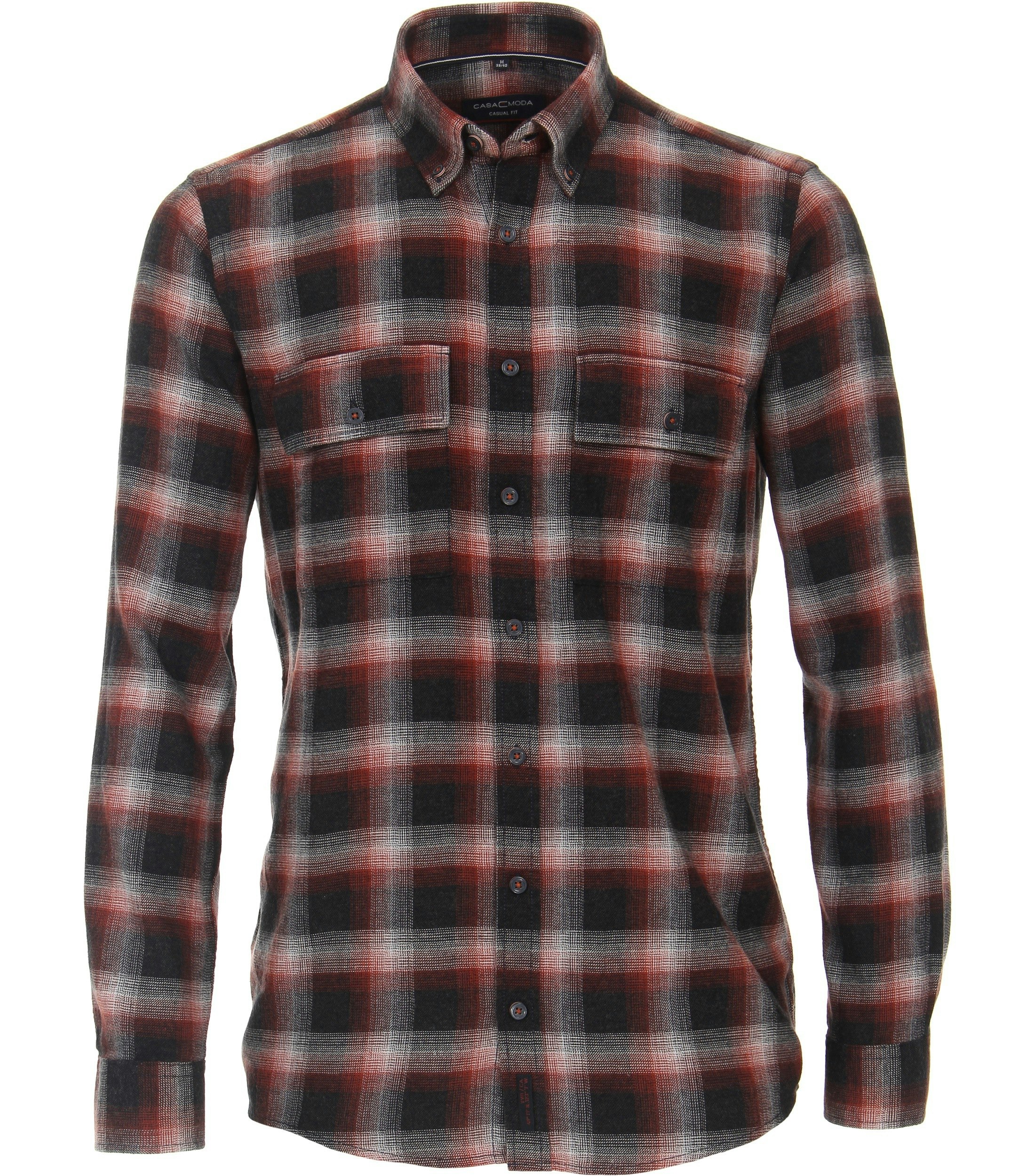 Ein Freizeithemd im kariert Muster in der Farbe Grau