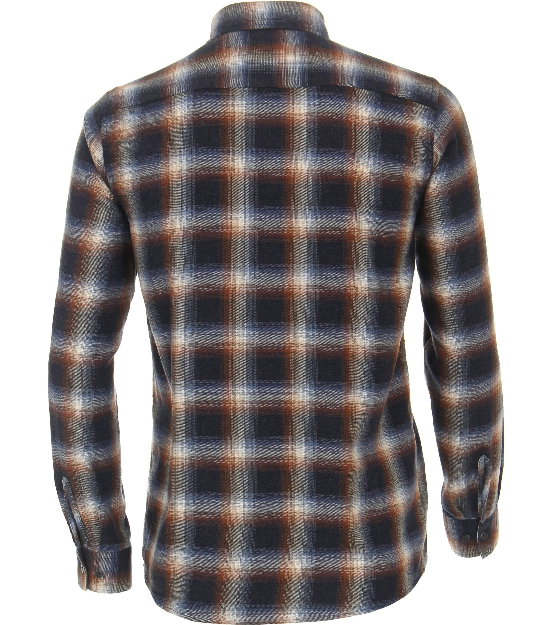 Ein Freizeithemd im kariert Muster in der Farbe Dunkelblau