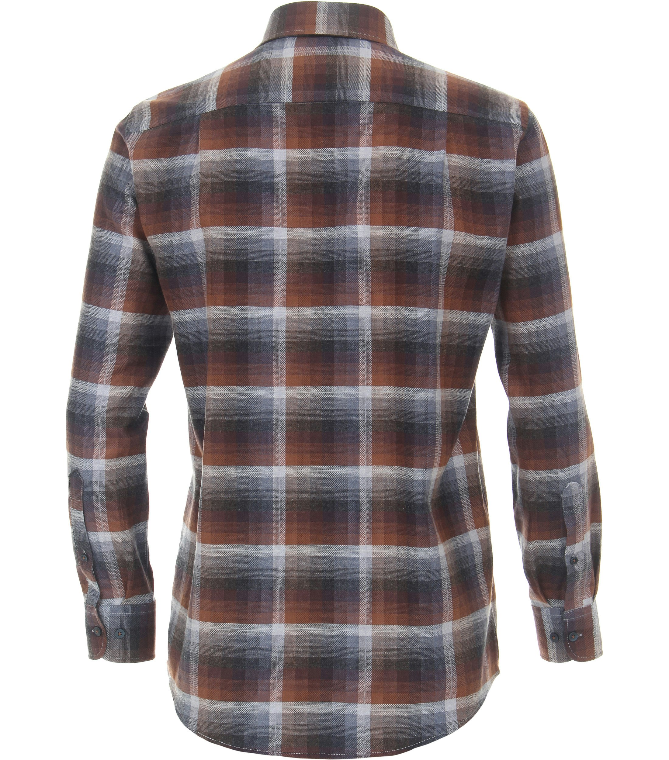 Ein Freizeithemd im kariert Muster in der Farbe Dunkelblau